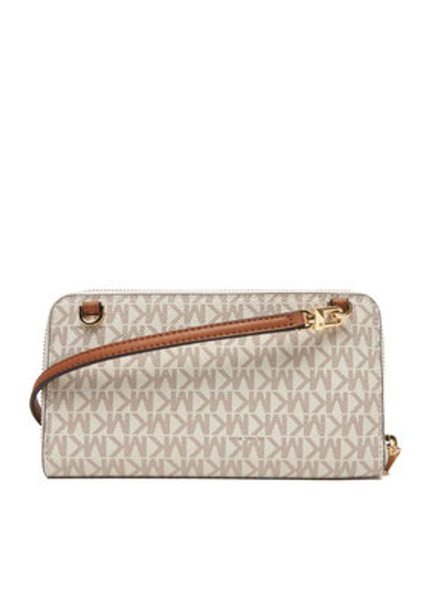 MICHAEL Michael Kors Torebka Jet Set 32F5GJ6C7B Beżowy. Kolor: beżowy