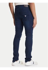 Guess Jeansy M6GAS2 D1086 Granatowy Slim Tapered Fit. Kolor: niebieski #2