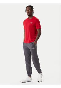EA7 Emporio Armani T-Shirt 8NPT25 PJVPZ U5072 Czerwony Regular Fit. Kolor: czerwony. Materiał: bawełna #4