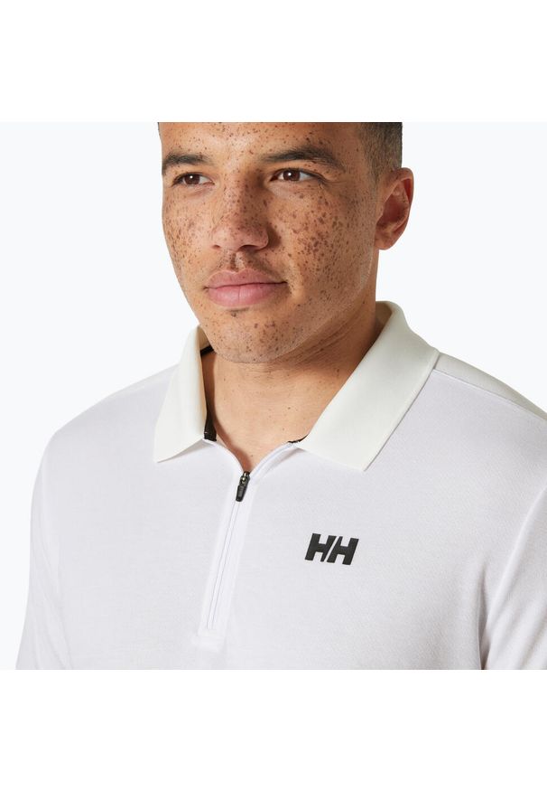 Koszulka polo męska Helly Hansen Hp 1/2 Zip Polo. Typ kołnierza: polo. Kolor: biały