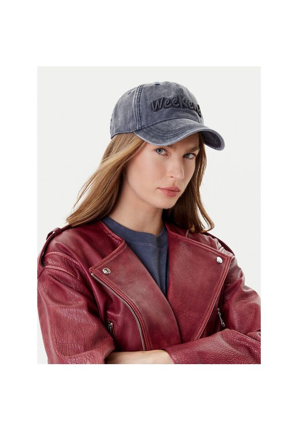 Czapka z daszkiem Weekend Max Mara. Kolor: niebieski