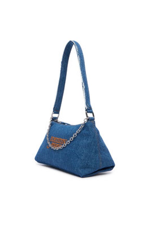 Tommy Jeans Torebka Tjw Cool Denim Shoulder Bag AW0AW18575 Niebieski. Kolor: niebieski