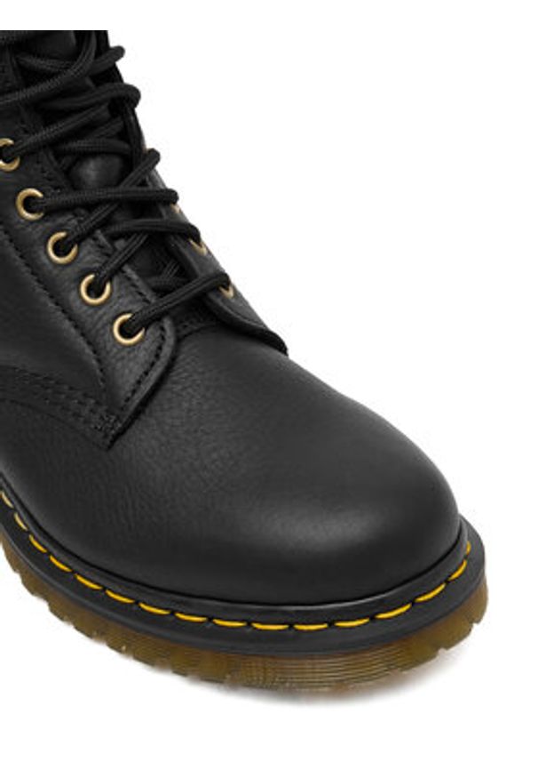 Dr. Martens Glany 1460 Wl Grizzly DM31873001 Czarny. Kolor: czarny. Materiał: skóra