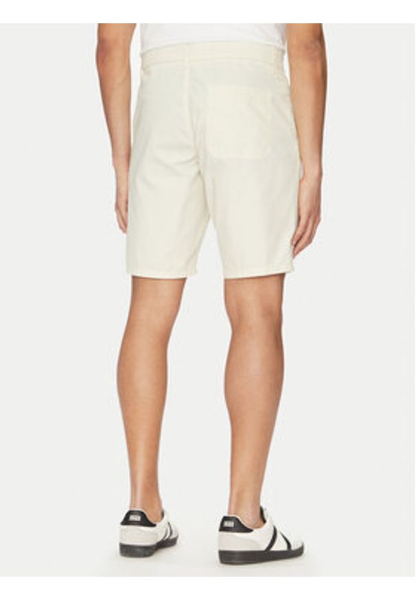 Only & Sons Szorty materiałowe Skal 22034682 Écru Slim Fit. Materiał: bawełna