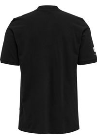Polo Hummel Move Grid. Okazja: na co dzień. Typ kołnierza: polo. Kolor: czarny. Styl: sportowy, casual
