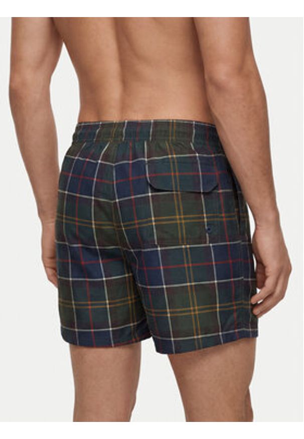 Barbour Szorty kąpielowe Staple MSW0065TN11 Zielony Regular Fit. Kolor: zielony. Materiał: syntetyk