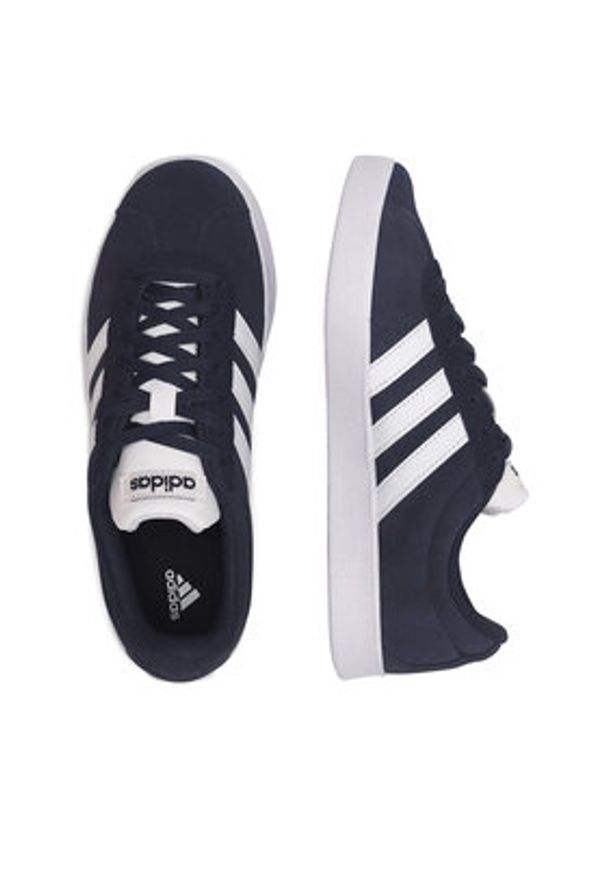 Adidas - adidas Sneakersy VL COURT 2.0 H06113 Granatowy. Kolor: niebieski. Materiał: skóra