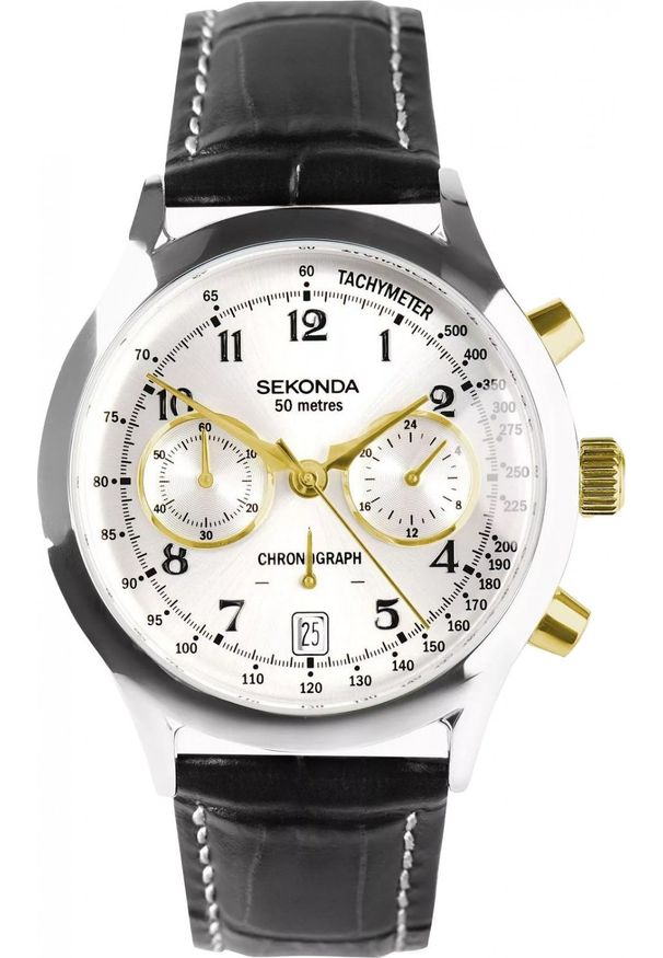 Zegarek męski Sekonda 30235 czarny. Kolor: czarny