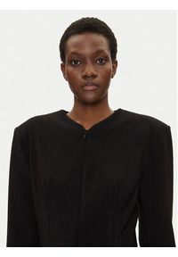 NORMA KAMALI Marynarka KK4244PLG86001 Czarny Regular Fit. Kolor: czarny. Materiał: syntetyk #2