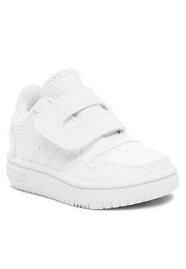 Adidas - adidas Sneakersy Hoops GW0442 Biały. Kolor: biały. Materiał: materiał