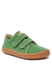 Froddo Sneakersy Barefoot Vegan G3130248-1 S Zielony. Kolor: zielony. Materiał: materiał