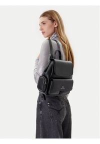 Armani Exchange Plecak XW001923 AF12589 UC001 Czarny. Kolor: czarny. Materiał: skóra #1