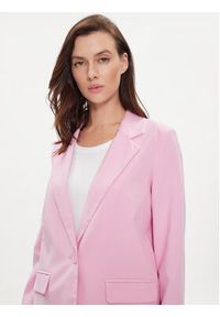 Vero Moda Marynarka Carmen 10287190 Różowy Boxy Fit. Typ kołnierza: typu carmen. Kolor: różowy. Materiał: wiskoza #6