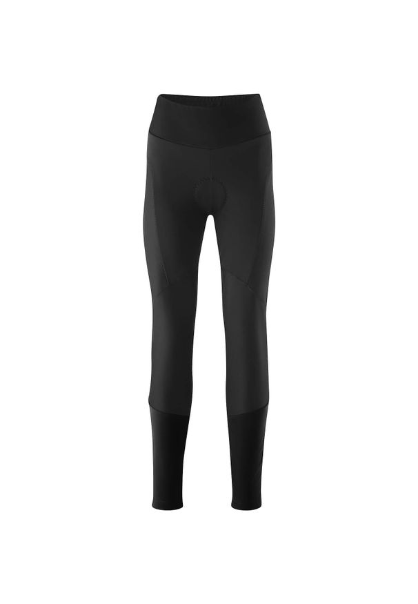 GONSO - Damskie legginsy Gonso Essential Softshell. Kolor: wielokolorowy, szary, czarny. Materiał: softshell. Sport: kolarstwo
