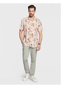 Guess Koszula M3GH76 WD4Z2 Beżowy Slim Fit. Kolor: beżowy. Materiał: wiskoza #5