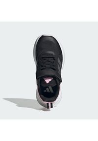 Adidas - Buty dla dzieci Fortarun 4.0. Zapięcie: pasek. Kolor: wielokolorowy, różowy, czarny, szary