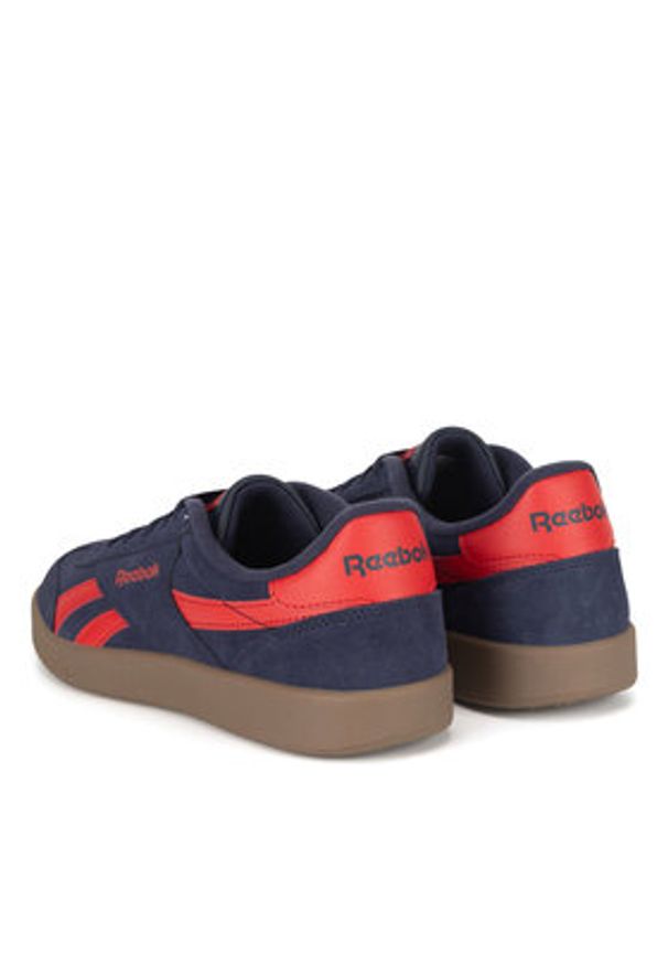 Reebok Sneakersy SMASH EDGE 100220398 Granatowy. Kolor: niebieski. Materiał: zamsz, skóra