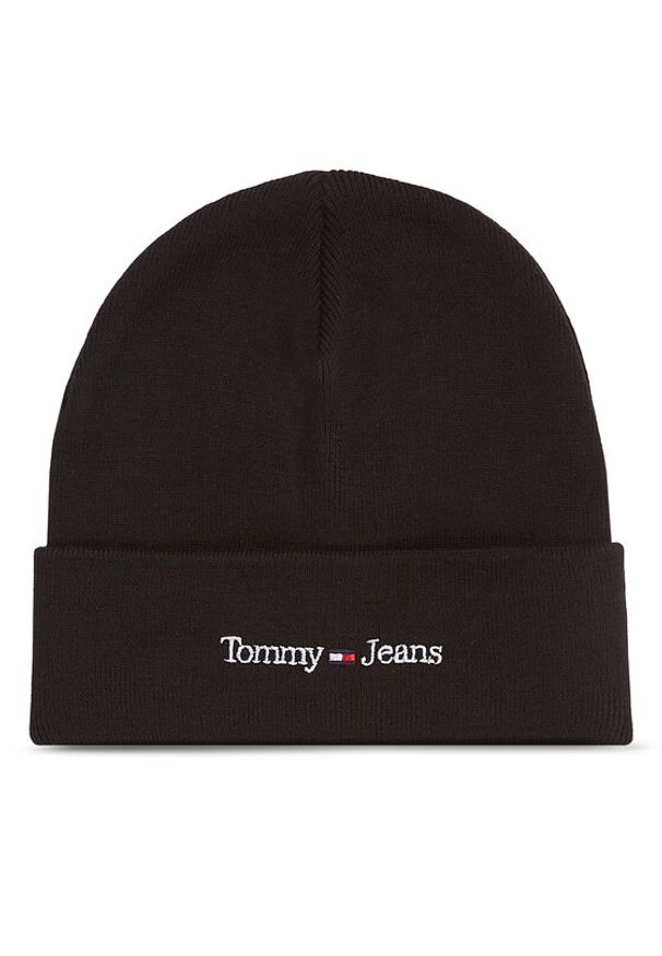 Tommy Jeans Czapka AM0AM11340 Czarny. Kolor: czarny. Materiał: materiał