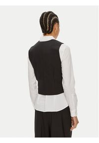 Herskind Kamizelka Mister 5217134 Granatowy Regular Fit. Kolor: niebieski. Materiał: wełna
