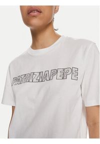 Patrizia Pepe T-Shirt 2M4389/J089-W103 Biały Regular Fit. Kolor: biały. Materiał: bawełna #3