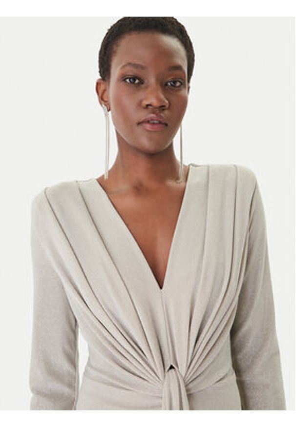 Joseph Ribkoff Sukienka wieczorowa 261743 Beżowy Slim Fit. Kolor: beżowy. Materiał: syntetyk. Styl: wizytowy