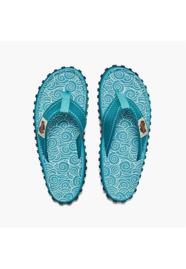 Gumbies - Japonki damskie GUMBIES ISLANDER FLIP-FLOPS. Okazja: na plażę. Kolor: niebieski. Styl: sportowy