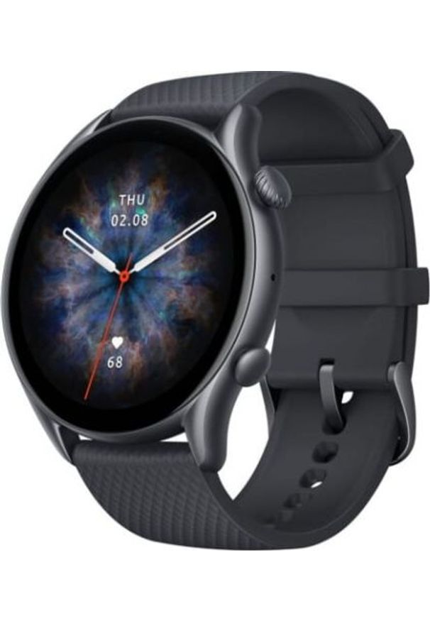 AMAZFIT - Smartwatch Amazfit GTR 3 Pro Czarny (W2040OV4N). Rodzaj zegarka: smartwatch. Kolor: czarny