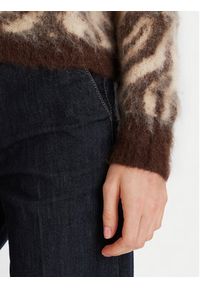 ViCOLO Sweter 55044F Brązowy Regular Fit. Kolor: brązowy. Materiał: syntetyk #3
