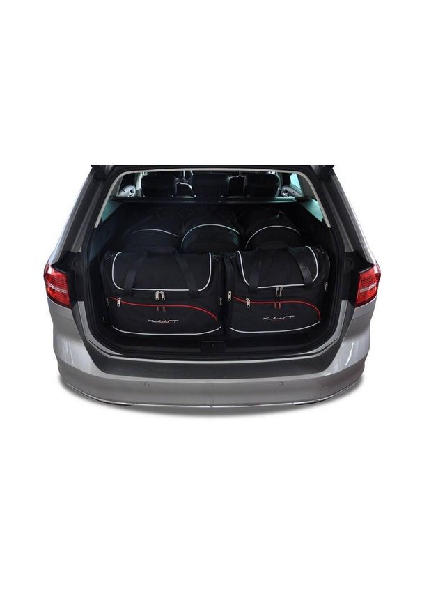 KJUST - Torby Do Bagażnika Vw Passat Variant 2014-2023 5Szt Kjust. Kolor: czarny. Styl: sportowy
