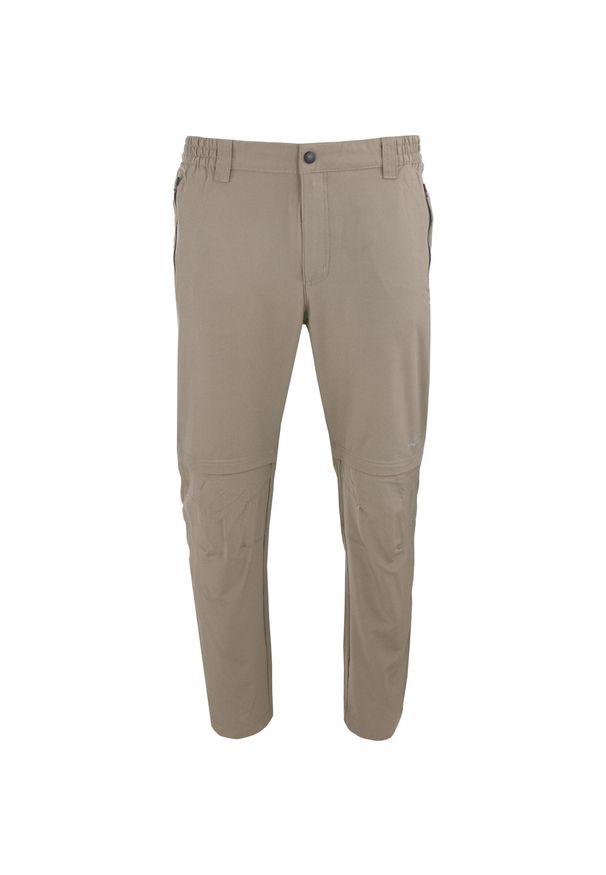 ZSPORT - Męskie spodnie outdoorowe Athl DPT Agostino 2in1 - Rozmiar 48. Kolor: beżowy. Sport: turystyka piesza