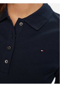 TOMMY HILFIGER - Tommy Hilfiger Polo 1985 WW0WW43224 Granatowy Regular Fit. Typ kołnierza: polo. Kolor: niebieski. Materiał: bawełna #4