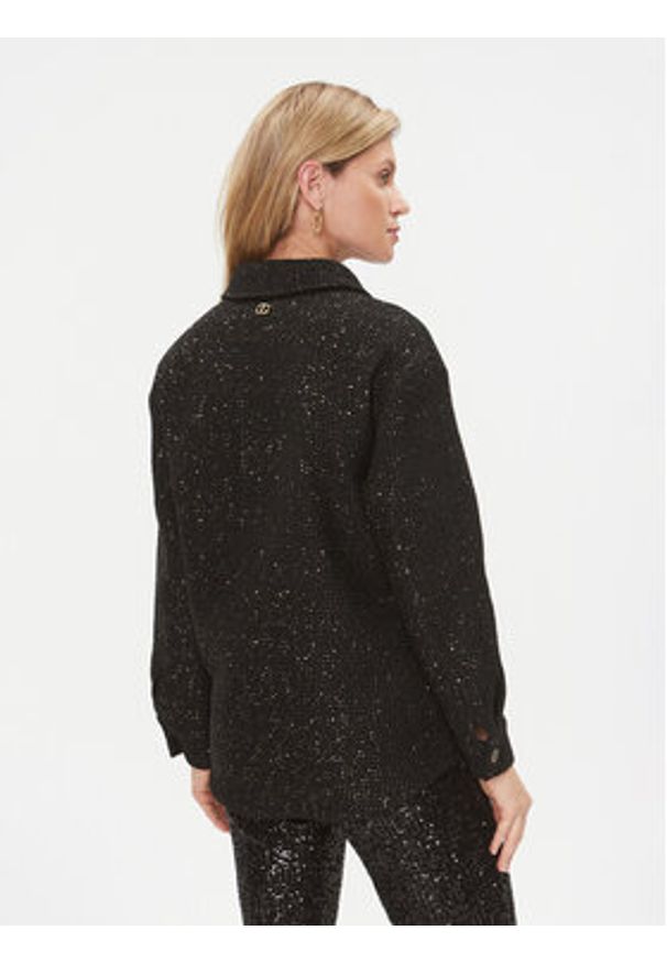 TwinSet - TWINSET Marynarka 232TT2180 Czarny Regular Fit. Kolor: czarny. Materiał: syntetyk