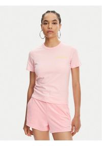 Juicy Couture T-Shirt La Beach JCWCT125319 Różowy Regular Fit. Kolor: różowy. Materiał: bawełna