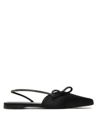 Max Mara Baleriny Crystalsling 2424526431600 Czarny. Kolor: czarny. Materiał: materiał #1