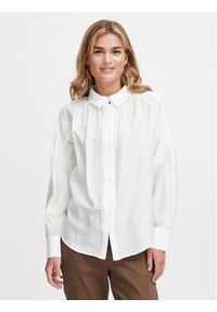 Fransa Koszula 20612828 Biały Relaxed Fit. Kolor: biały. Materiał: wiskoza #1