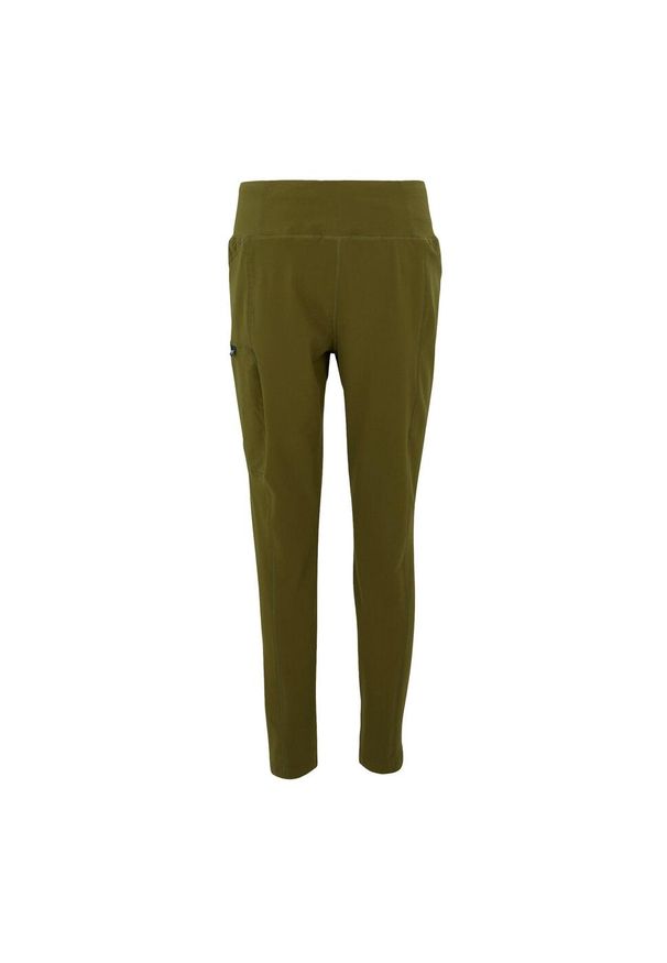 Regatta - Legginsy trekkingowe damskie Monira. Kolor: zielony. Materiał: materiał