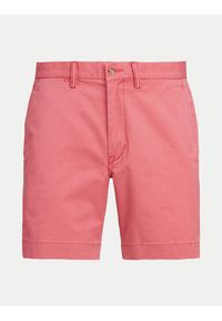 Polo Ralph Lauren Szorty materiałowe 710799213014 Różowy Slim Fit. Kolor: różowy. Materiał: bawełna #4