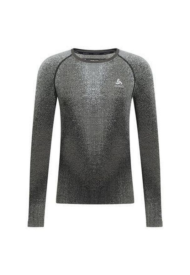 Odlo - Koszulka termoaktywna z długim rękawem męska. Kolor: szary. Długość rękawa: długi rękaw. Długość: długie. Sport: bieganie