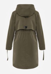 Renee - Zielona Przejściowa Kurtka Parka z Rękawami z Możliwością Podpięcia Tinarae. Okazja: na spacer. Kolor: zielony #4