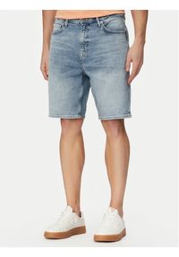 Guess Szorty jeansowe M6GD27 D0778 Niebieski jasny Regular Fit. Kolor: niebieski. Materiał: bawełna #1