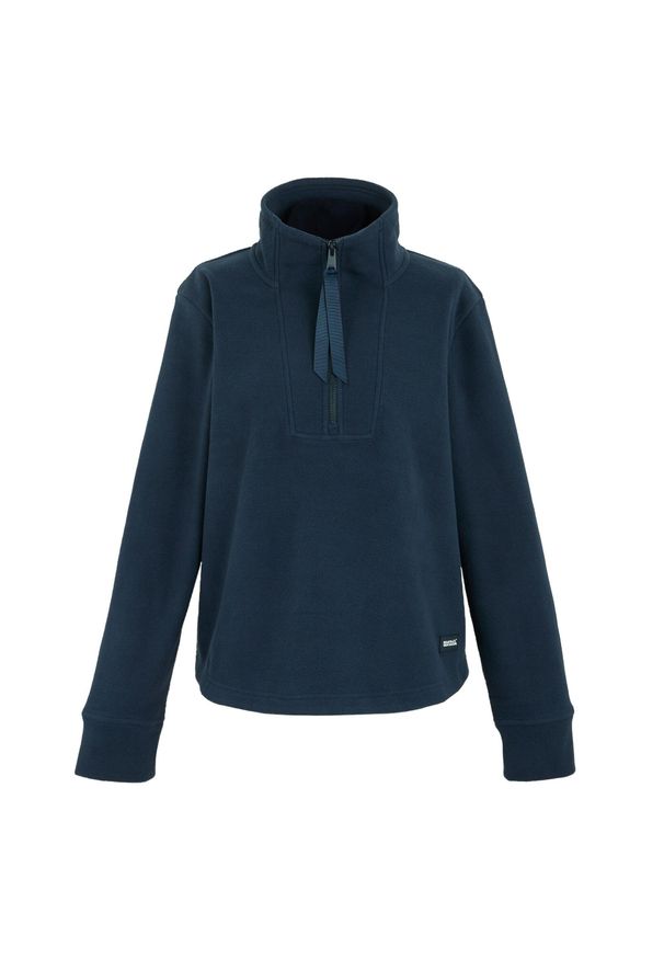 Polar 12 zip damski Regatta Juliette. Kolor: niebieski. Materiał: polar. Sport: turystyka piesza