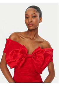 BARDOT - Bardot Sukienka koktajlowa 54327DB2 Czerwony Slim Fit. Kolor: czerwony. Materiał: syntetyk. Styl: wizytowy #6