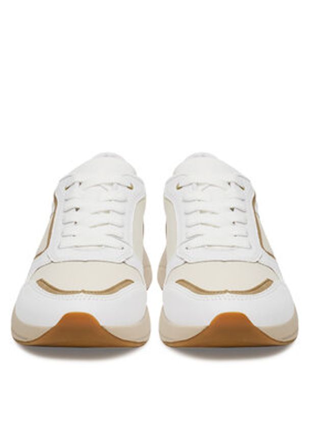 Rieker Sneakersy N8501-60 Beżowy. Kolor: beżowy. Materiał: skóra