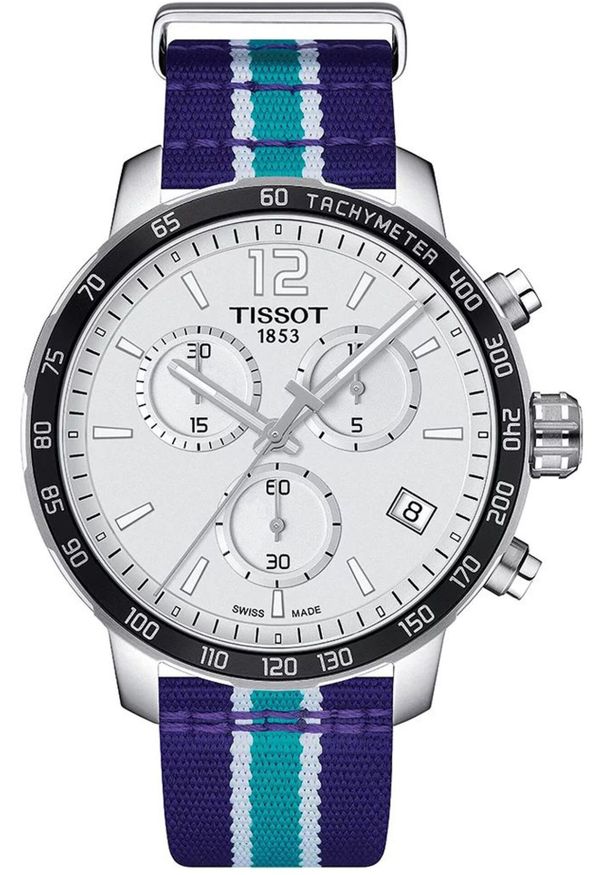 TISSOT - Zegarek Tissot Zegarek Męski Tissot T095.417.17.037.30 Srebrzysty ( 42 mm)