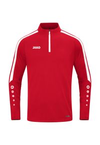 Dziecięca bluza dresowa zapinana na zamek Jako Power. Kolor: czerwony. Materiał: dresówka #1