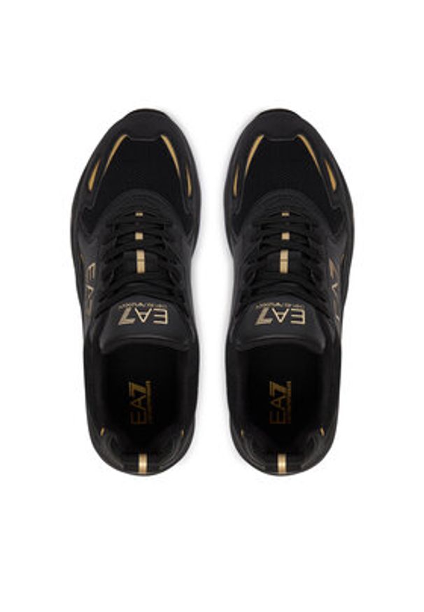 EA7 Emporio Armani Sneakersy 7X000308 AF18447 MZ177 Czarny. Kolor: czarny. Materiał: skóra