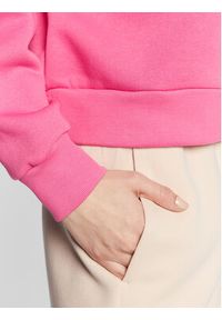 Guess Bluza Icon W3RQ03 KB683 Różowy Relaxed Fit. Kolor: różowy. Materiał: bawełna