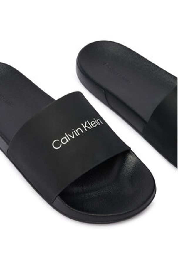 Calvin Klein Klapki Ess Slide Monobrand Cv HM0HM02107 Czarny. Kolor: czarny. Materiał: syntetyk