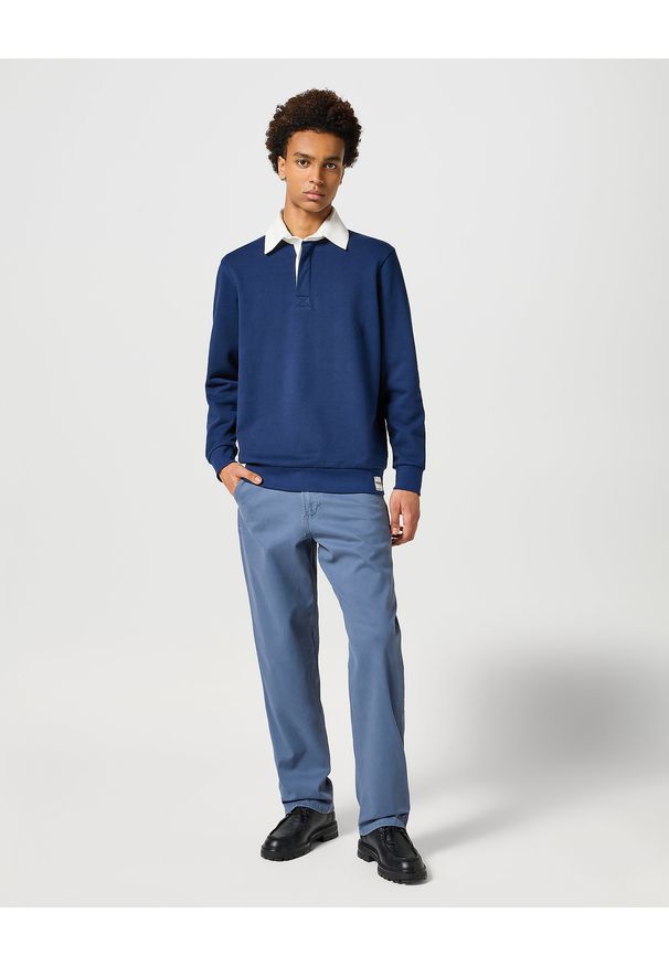 Wrangler - WRANGLER MĘSKIE SPODNIE CHWRANGLER CASEY JONES CHINO RELAXED GRISAI 112356859