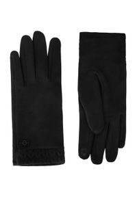 Volcano - Eleganckie rękawiczki H-BRANDY. Materiał: dzianina, welur, materiał. Wzór: gładki. Sezon: zima. Styl: elegancki #1